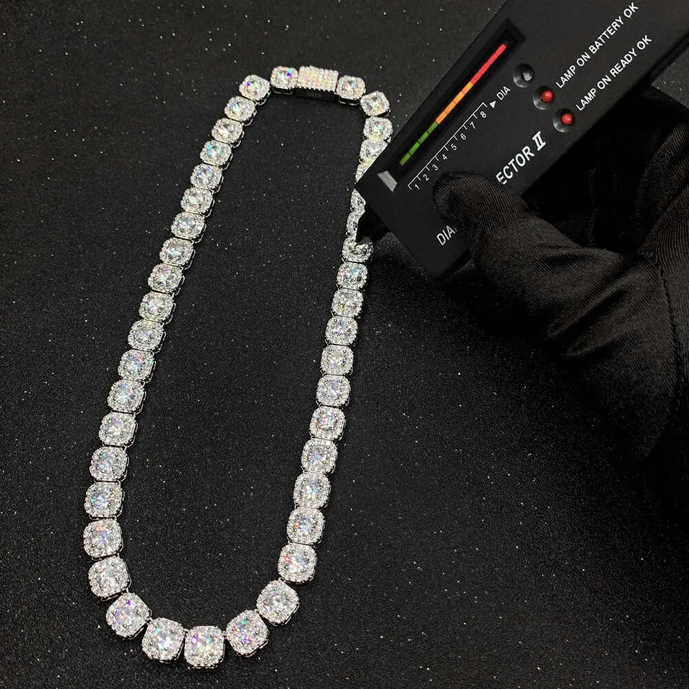 Nieuwe mode 925 sterling zilveren ketting Ice Cut Cz Diamond voor dames