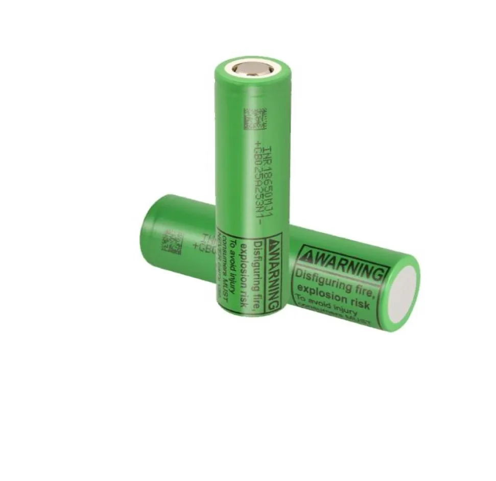 Bateria recarregável mj1 18650 autêntica, 3500mah, max 15a, descarga de alta corrente, célula 36v, carregamento 600 vezes5952409