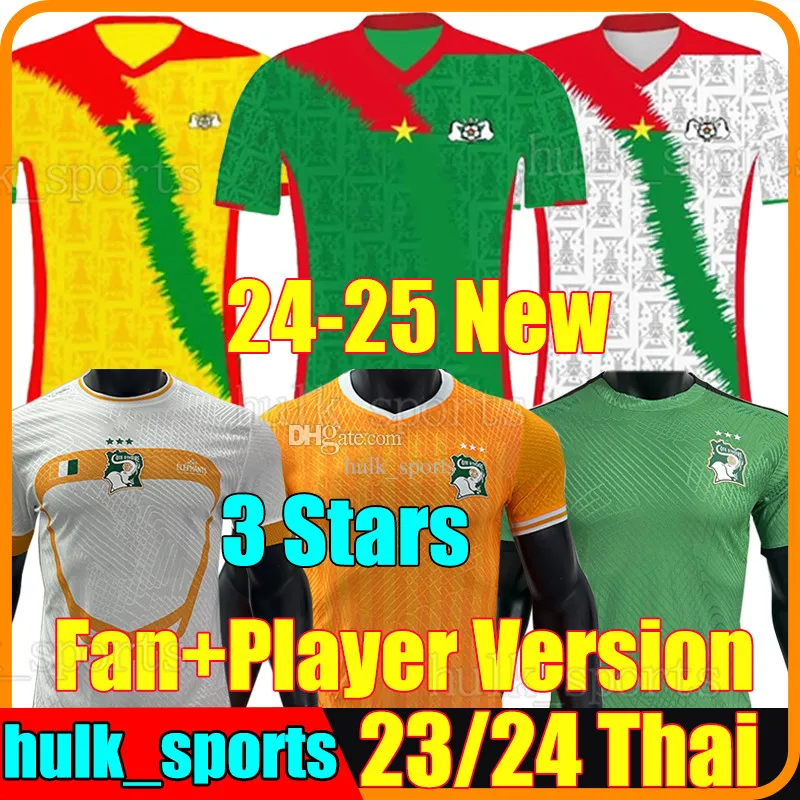 African Cup Team Jerseys 2023: ZAHA HALLER KESSIE Burkina Faso Cote D  Ivoire 3 Stars Fan Edition From Hulk_sports, $10.94