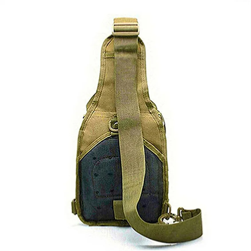 Ao ar livre militar tático estilingue esporte viagem peito saco de ombro para homens mulheres sacos crossbody caminhadas equipamentos acampamento a167