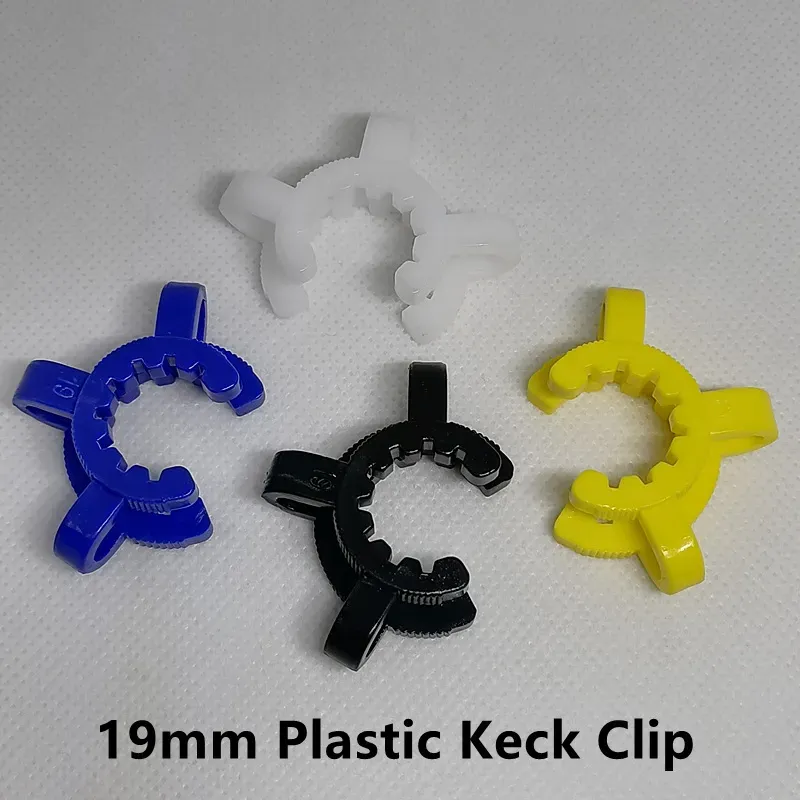 Plastic Keck Clip ground 10mm 14mm 19mm Smoking Colorful Clamp Bong Clips Joint Lock for water pipe glass bongs Adapter downstem rig