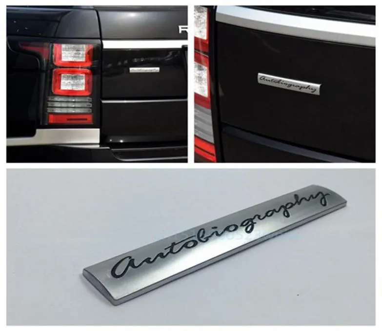 Auto-Abzeichen-Aufkleber, 3D-Chrom-Metall-Autobiografie-Logo, Karosserie-Emblem-Aufkleber für Range Rover Vogue215 x 2128964