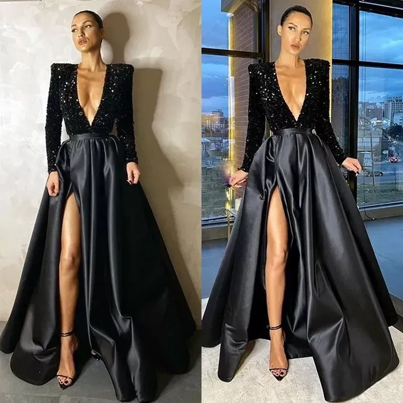 green emerald velvet dress Darya Long-Sleeve Dress main image 0