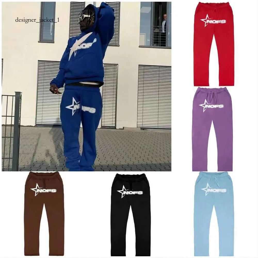 NOFS Sportswear Uomo Esclusivo Monogramma Stampato Pantaloni Uomo Y2k Punk Harajuku Goth Hip Hop Pantaloni larghi a gamba larga Street Te lo meriti 6573