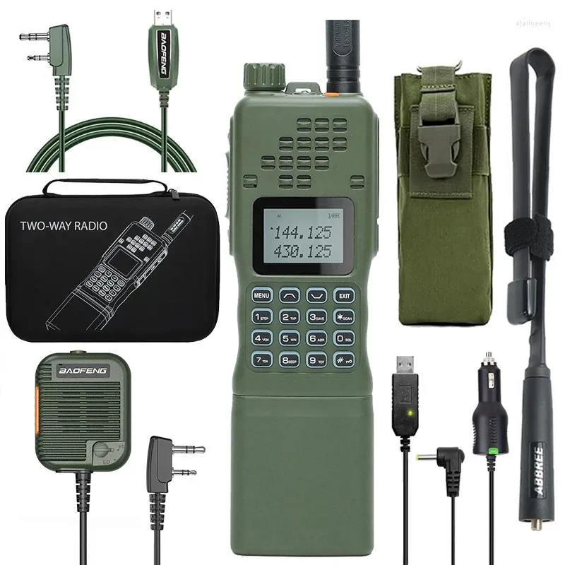 Walkie Talkie Baofeng AR-152 15W強力なCB双方向ラジオ12000mAhバッテリー戦術長範囲 /PRC-152デュアルバンドトランシーバー