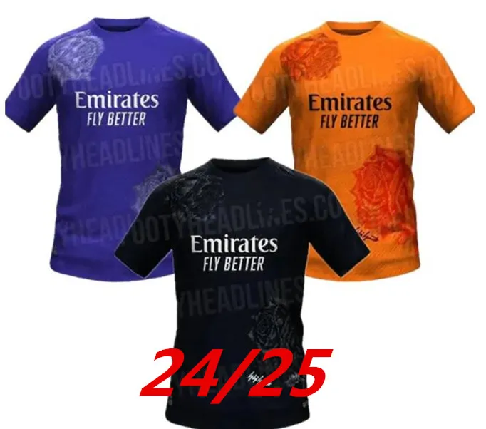 XXXL 4XL MBAPPE Y3 4番目のホームサッカージャージ23 24ファンプレイヤーフットボールシャツVini Jr Tchouameni Modric Valverde 2023 2024 Men Kids Bellingham 999