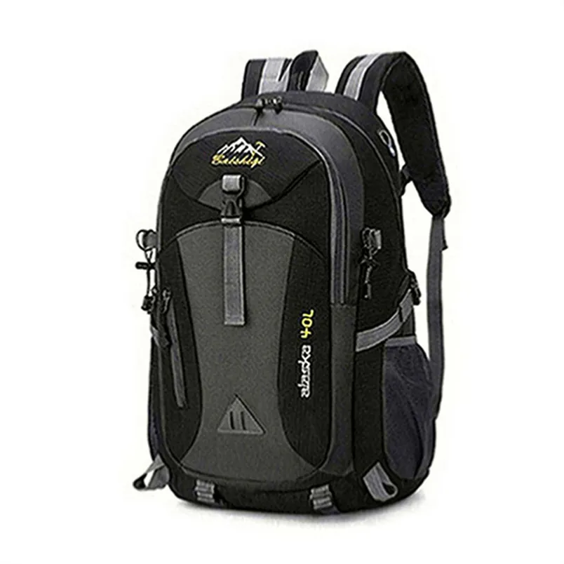 Zaino da uomo Nuovo Zaino da viaggio casual per esterni in nylon impermeabile Zaino da donna per escursionismo Campeggio Borsa da alpinismo Borsa sportiva per giovani a141