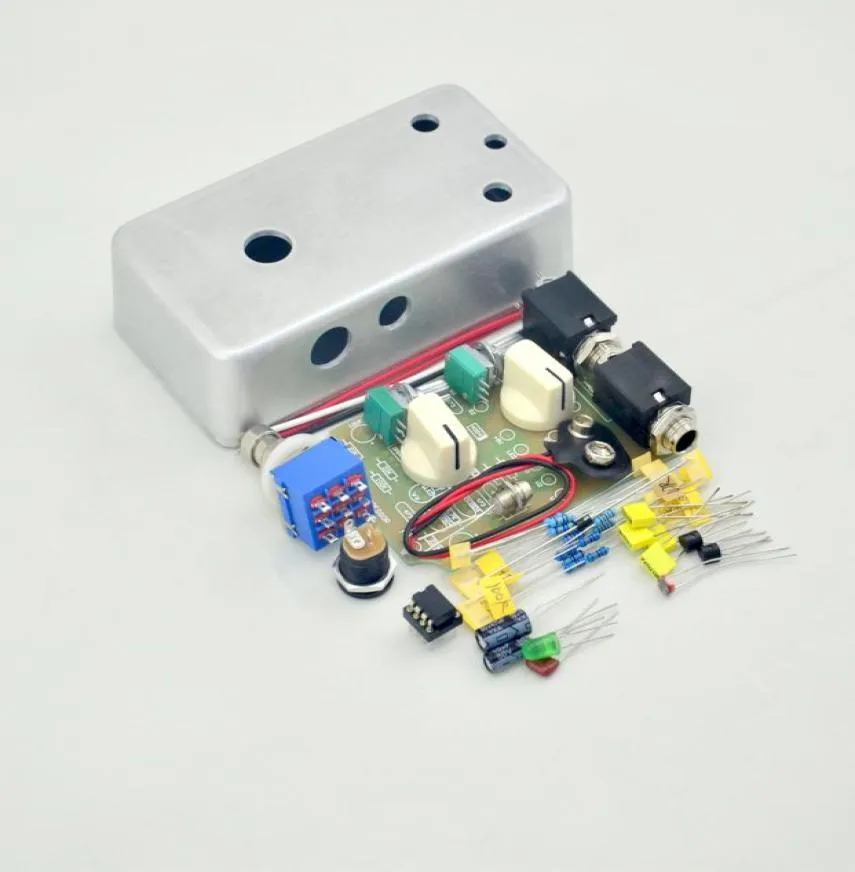 Nwe DIY Handgemaakte Compressor effect pedaal kit volledig metalen voorgeboorde gitaar stompbox pedalen Kit6218139