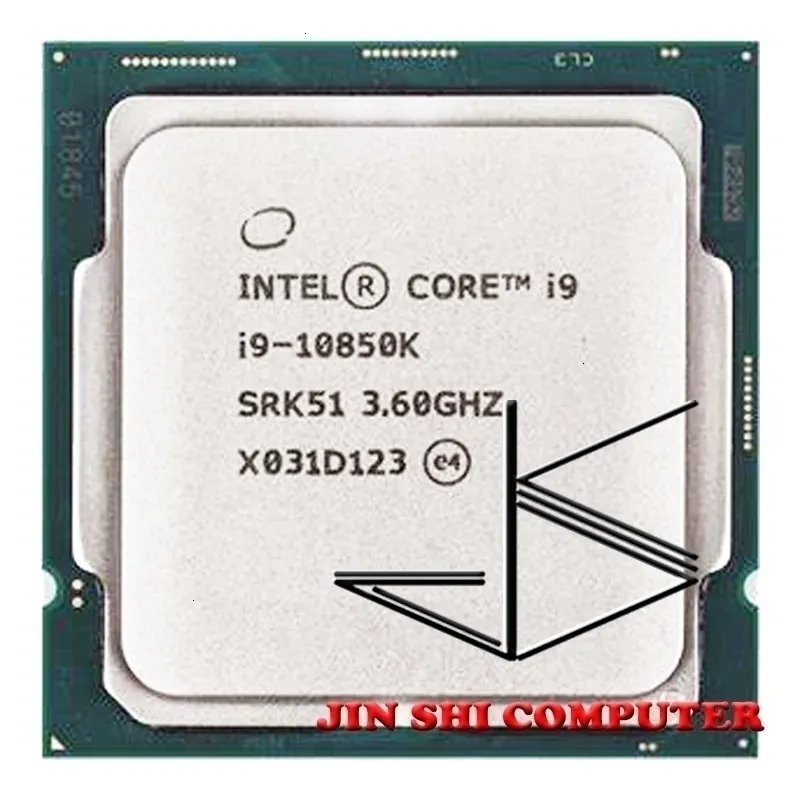 Processeur Intel Core i910850K i9 10850K 36 GHz, dix cœurs, 20 threads, L320M, 125W, LGA 1200 240219