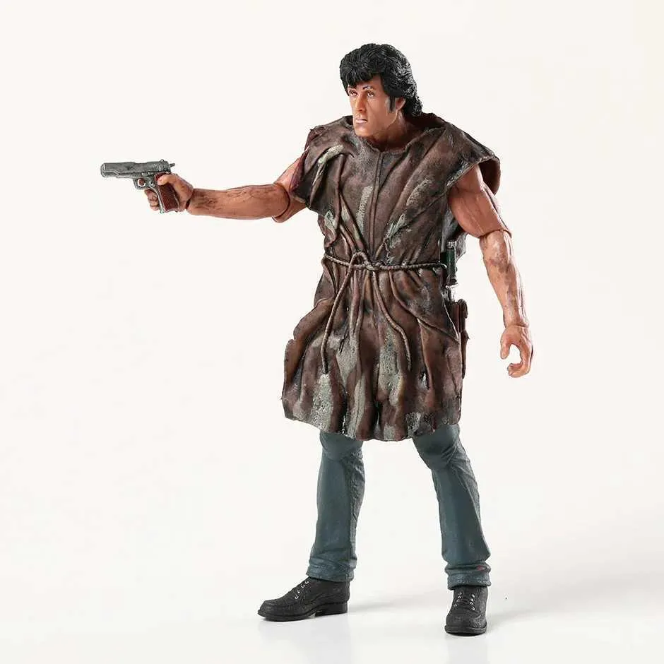 Neca Rambo First Blood John J. Rambo Action Figure Anime Manga Collectible 1 695 DHgate