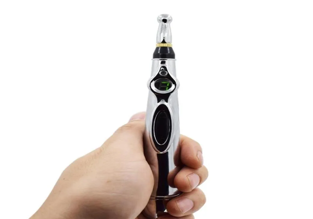 El tipi akupin kalem tens nokta dedektörü dijital ekranlı elektro akupunktur nokta kas stimülatör cihazı 2190986