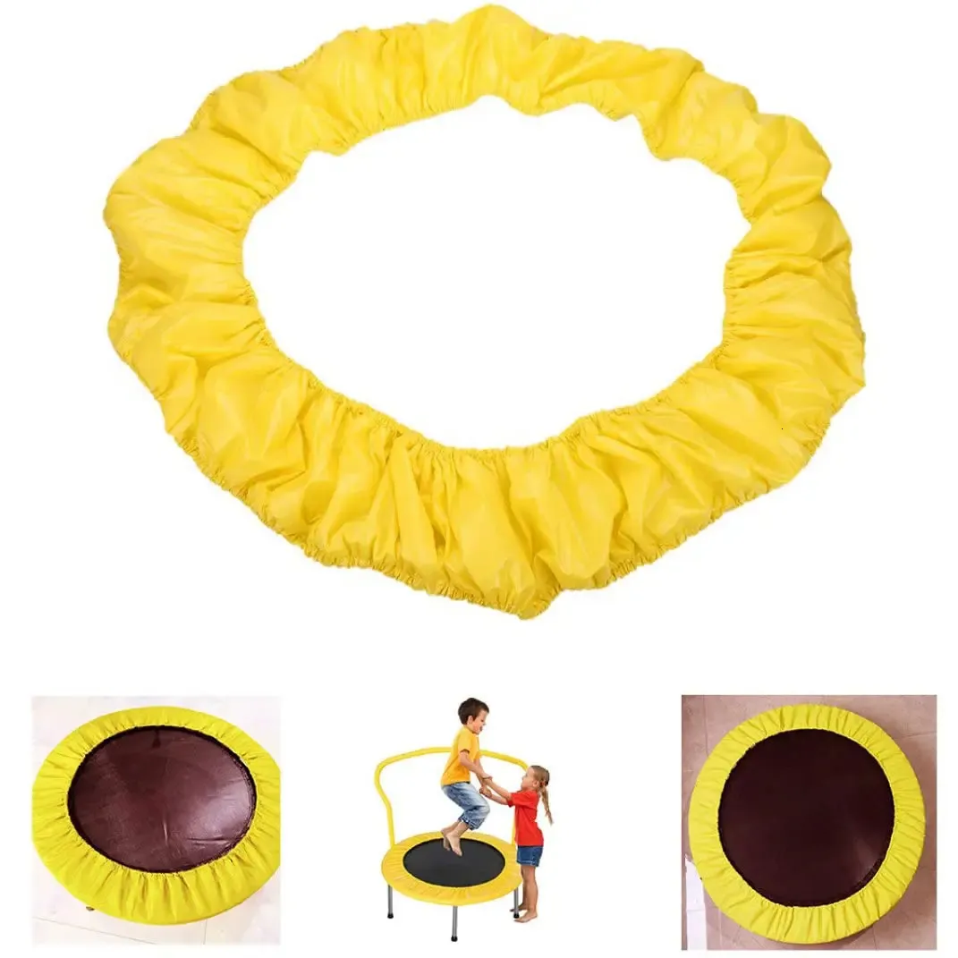 Cubierta de tela de trampolín plegable Mini falda de trampolín de fitness para protección de trampolín resistente a los rayos UV para niños cama de salto 240226