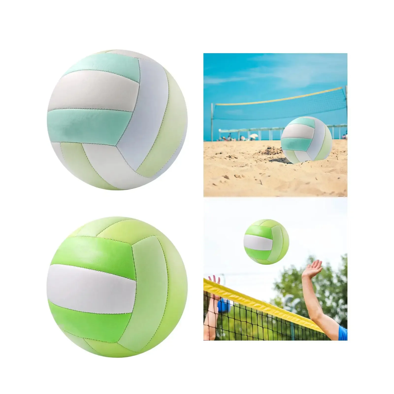 Official Size 5 Volleyball Training Play Professional Standard Beach Game Volleyball for Kids Girls Boys Beginners Adults