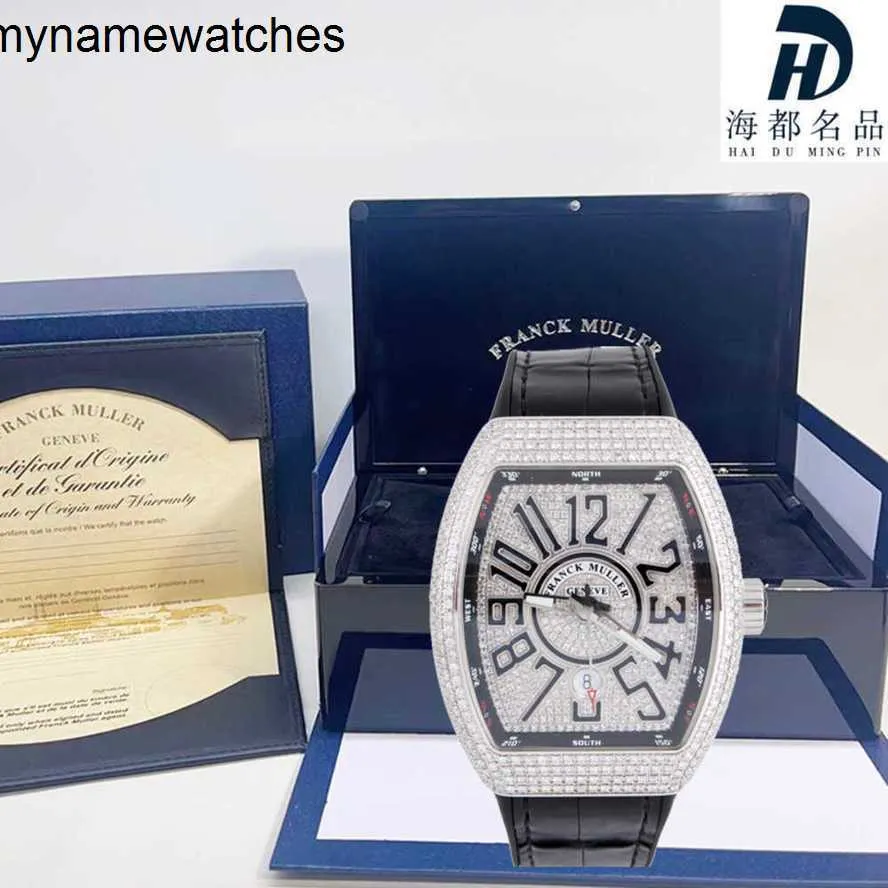 Swiss Watch Franck Muller Watches Automatic 50% Off Flash Shot Full Sky Star Complete Set of Frank V45 Yacht Rear Diamond Mechanical Mens