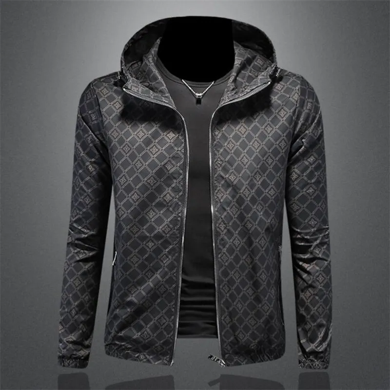 Marca de luxo 2024 novo estilo primavera outonomens designer jaqueta casais moda tendência clássica zíper manga longa casaco superior esportes casacos com capuz tamanho M-5XL