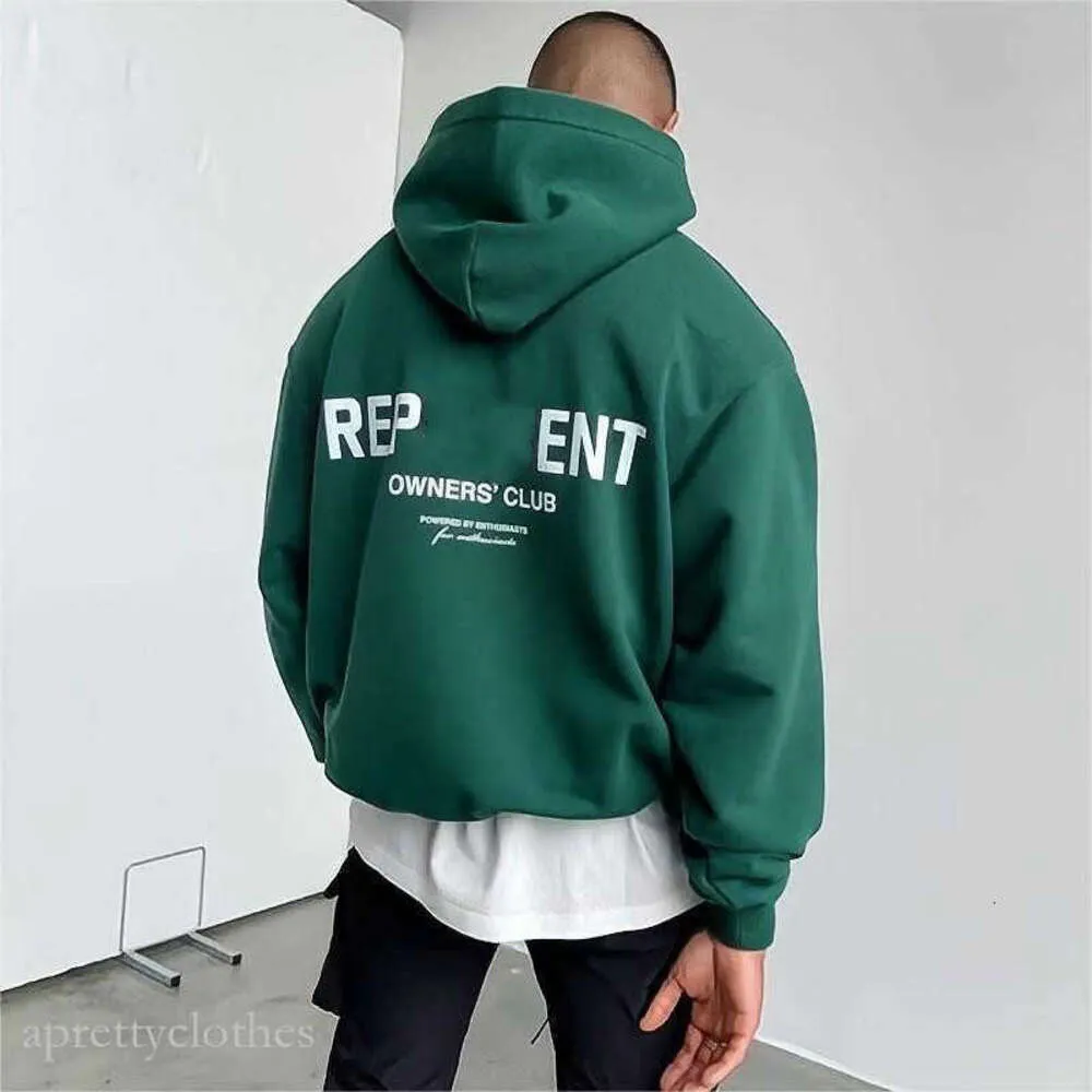 Representhoodie 2024 Sweatshirts Represente Hoodie Designer Top Letter Herren Tide Marke Wild High Street Casual Loose Couple Representative Hoodie 994