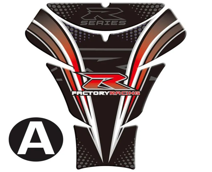 Motorcykelklistermärke 3D -bränsletankskyddsklistermärke Bil levererar fiskbendekaler för Suzuki GSXR 600 750 10008201134
