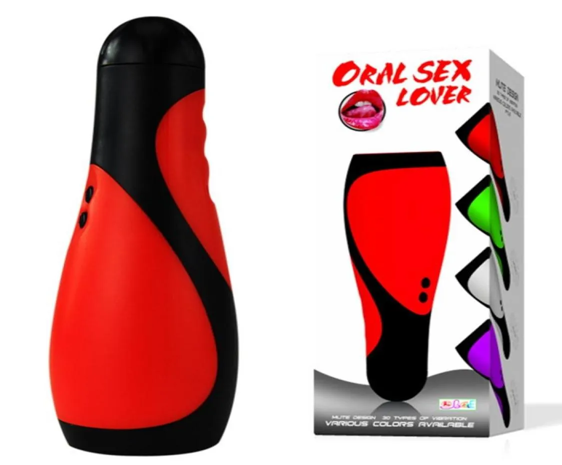 Male Masturbator Vibration Cup 30 Speed Masturbation Deep Throat Penis Exerciser Oral Sex Toys For Men1329478