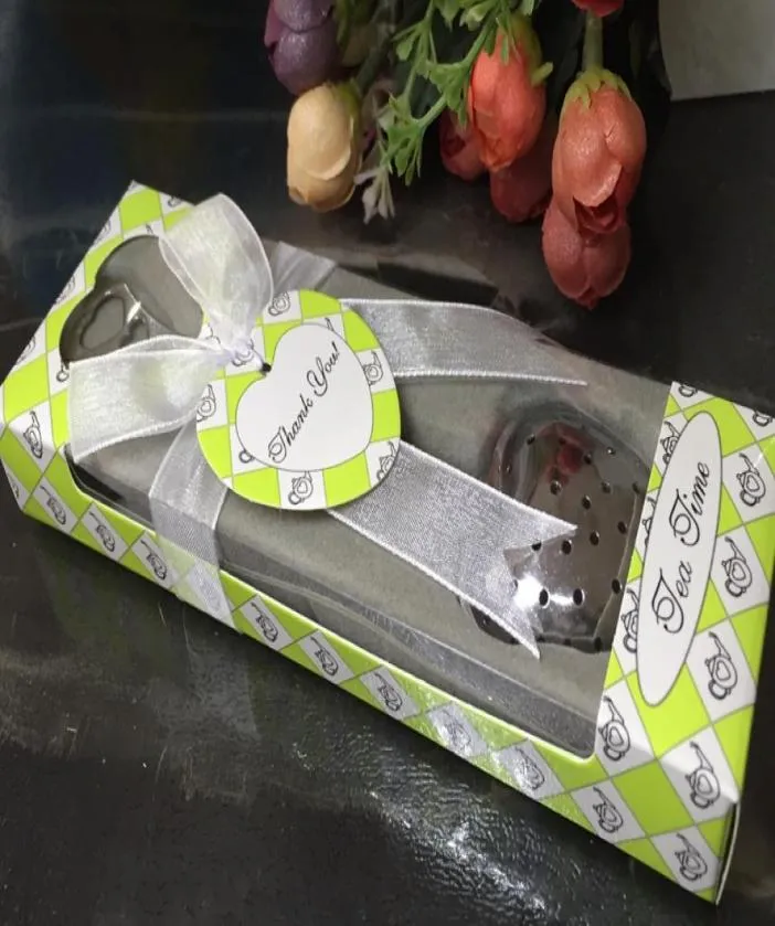 10pcslot هدايا زفاف هدايا Infuser المعدنية لصالح الحفلات تحت عنوان الشاي وهدية المطبخ 4608177