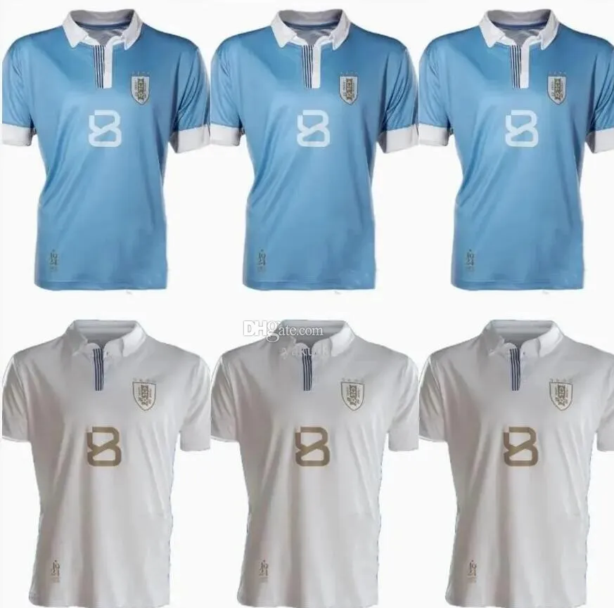 24-25 Uruguai Futebol Jerseys L. SUAREZ E.CAVANI F.VALVERDE D.NUNEZ ARRASCAETA R.ARAUJO Camisas de futebol personalizadas Tops casa fora de qualidade tailandesa