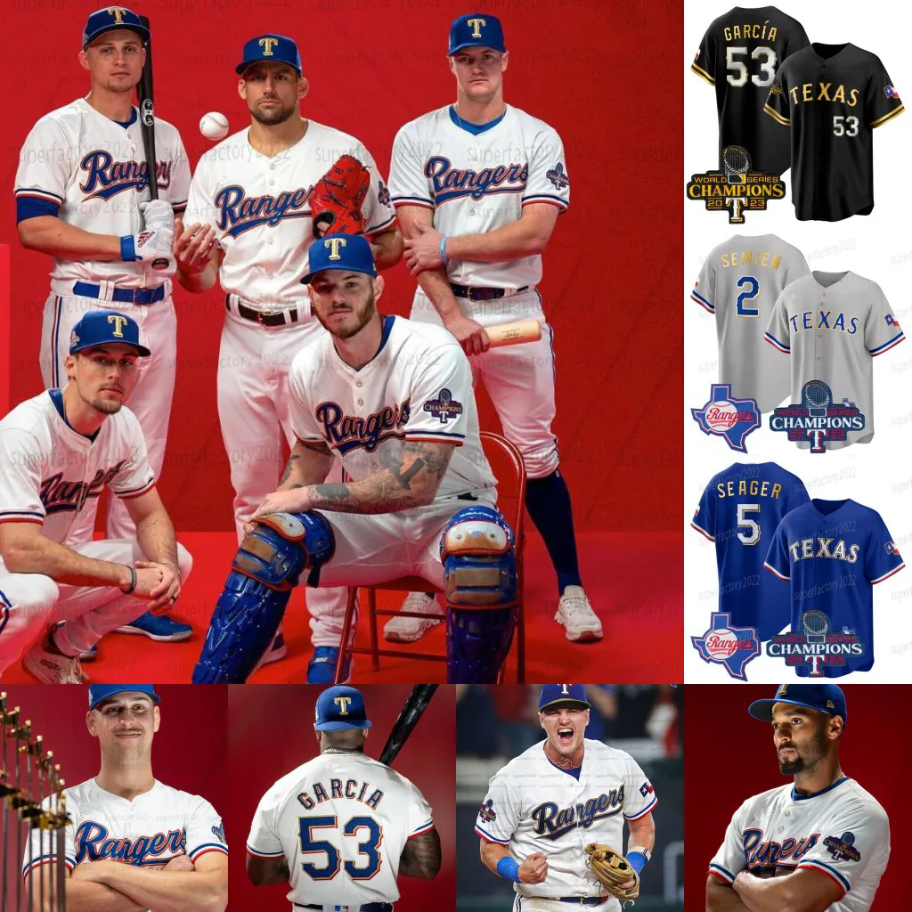 2024 World Series Gold Program Jersey Texas Rangers Fan Gear For