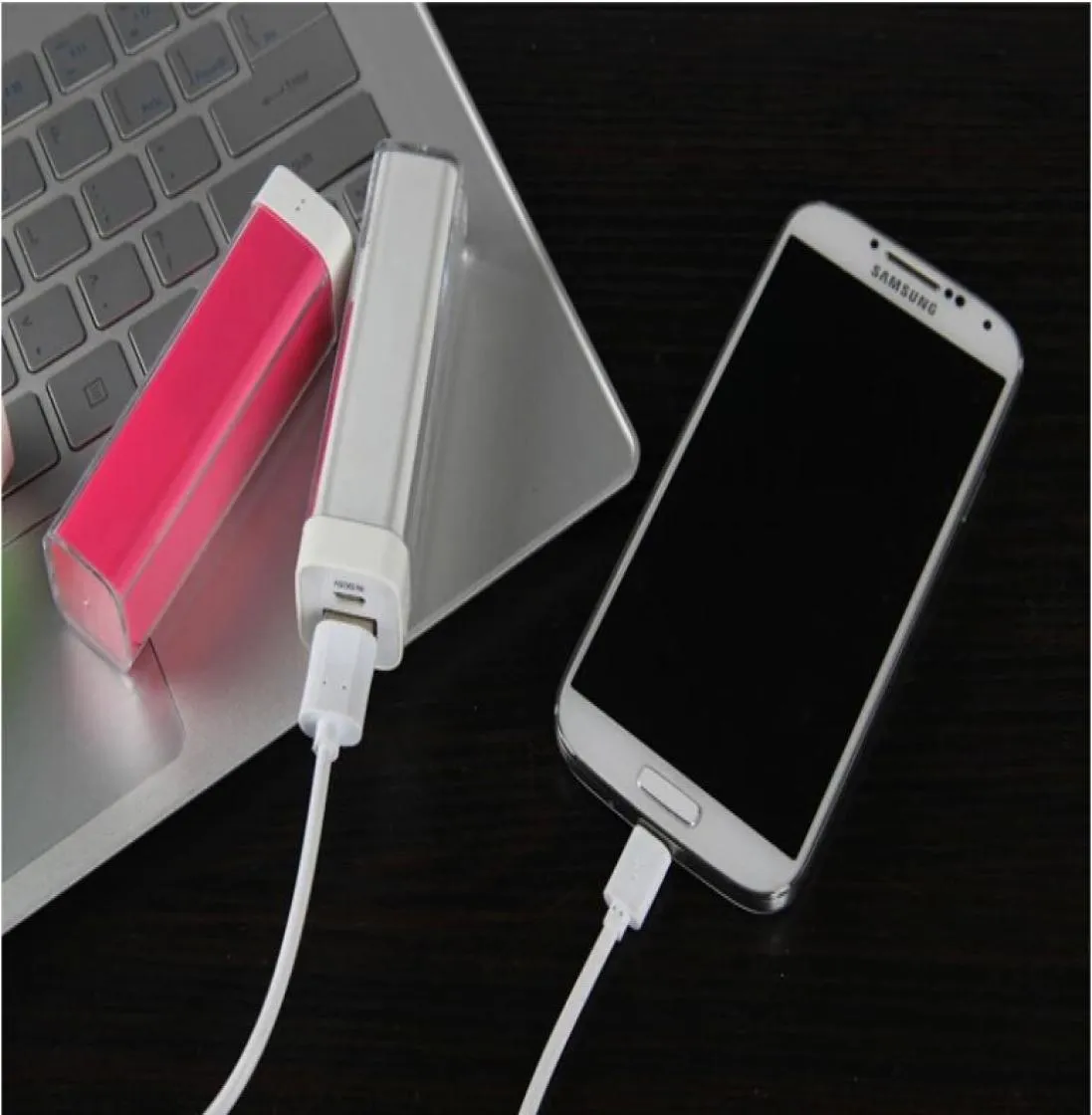 Shpping Handy Power Bank 2600mah Backup Bateria Externa Tragbare Ladegerät Powerbank carregador de bateria portatil1229364