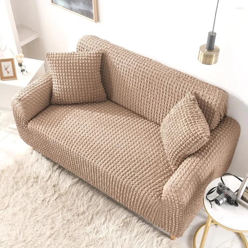 Stuhlhussen aus Stoff, dekorativer Sofabezug, elastisch, für Chaiselongue, Wohnzimmer, 1, 2, 3, 4 Sitzer, verstellbare moderne Möbel