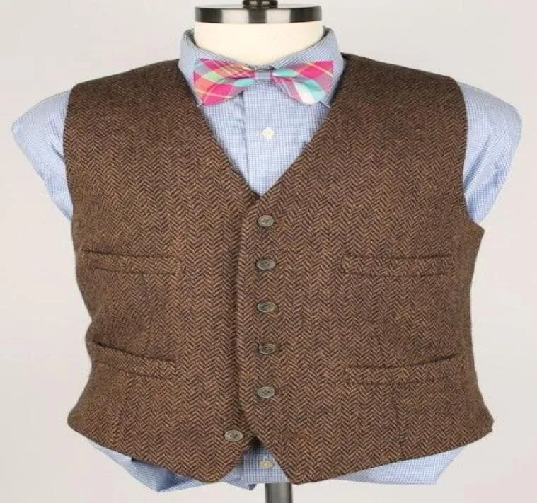 2019 Gilet da sposo economici Abbigliamento Country Farm Wedding Gilet stile Inghilterra Custom Made Slim Fit Men039s Gilet da ballo Prom Wedding Vitac4396757