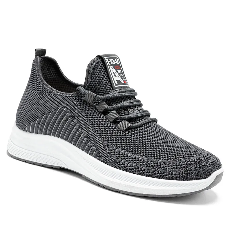 Hommes femmes chaussures respirant formateurs gris noir sport extérieur chaussures de sport baskets GAI vbyawu