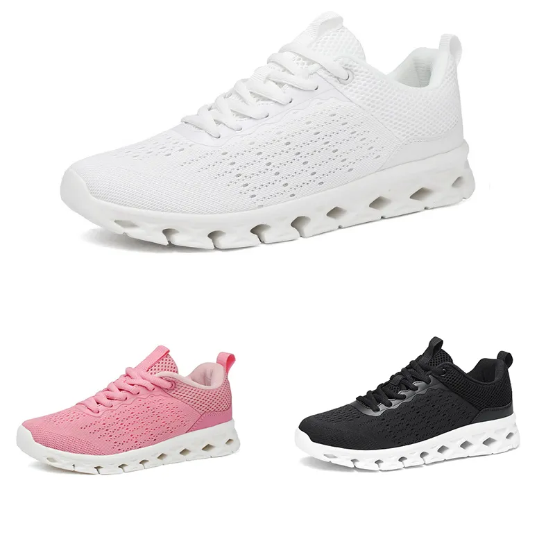 2024 mode nya utomhus män kvinnor sneakers tränare flicka grå blå vit rosa gai 4234