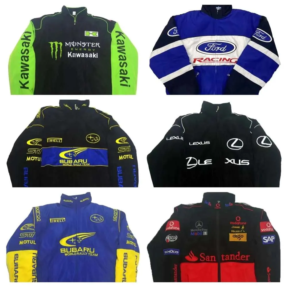 AF1 F1 Formula One Racing Jacket F1 Jacket Autumn And Winter Full Embroidered Cotton Clothing Spot Sales ri