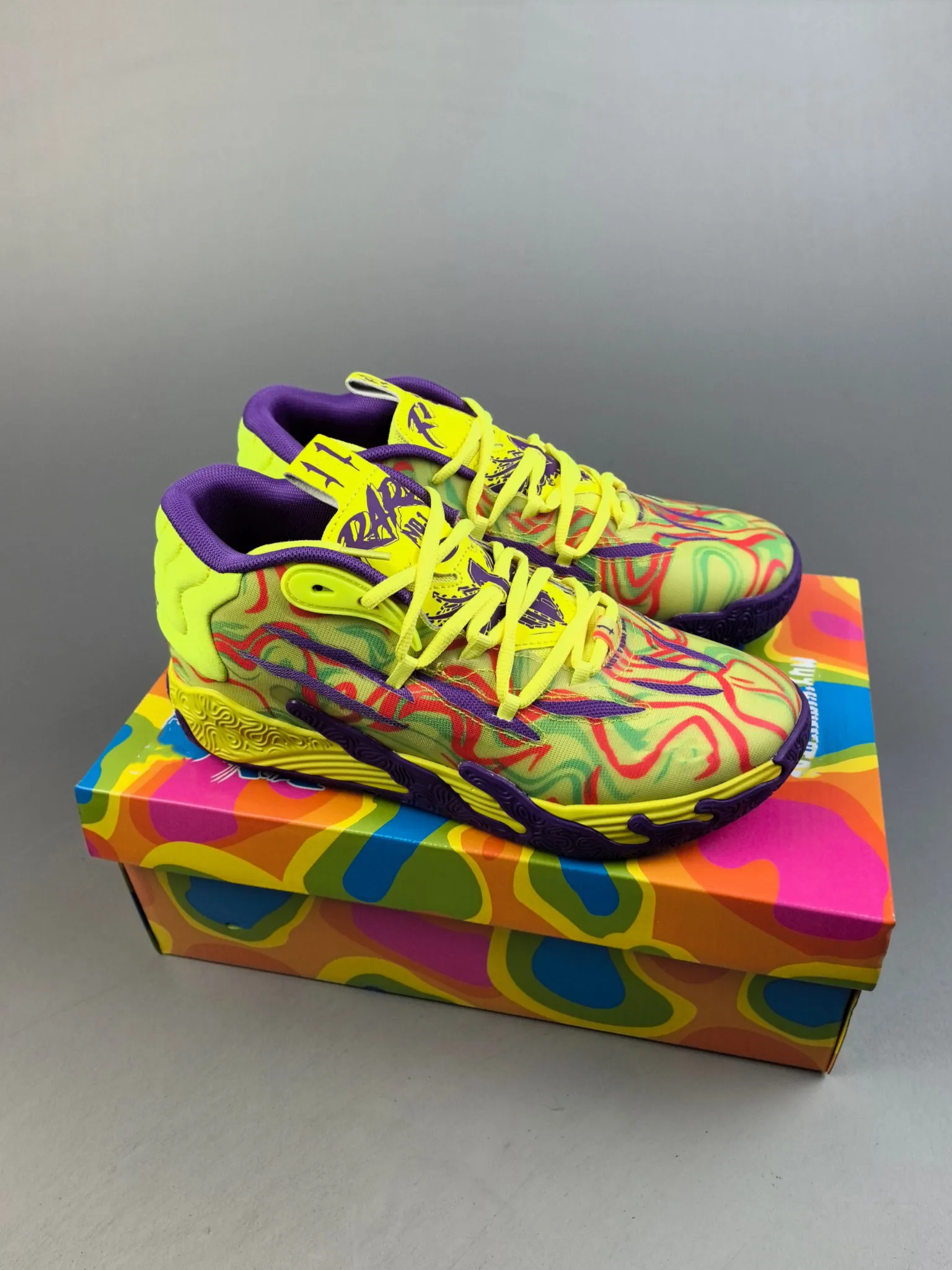 Rick & Morty Basketball Shoes - Limited Edition Galaxy