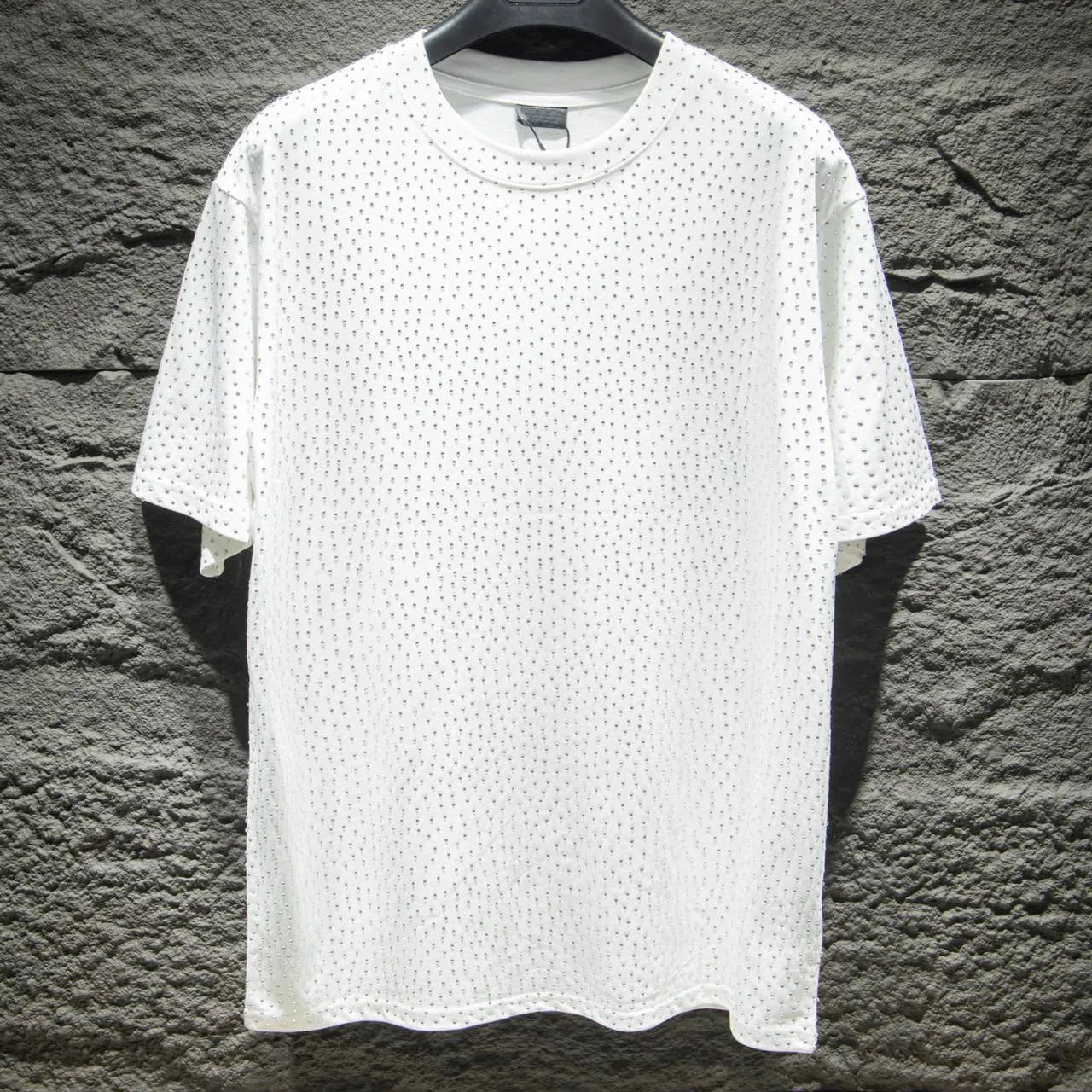 Camisetas masculinas Tees Polos Pescoço redondo impresso estilo polar desgaste de verão com rua puro algodão BA camiseta Essentialsweatshirts BALen28122293