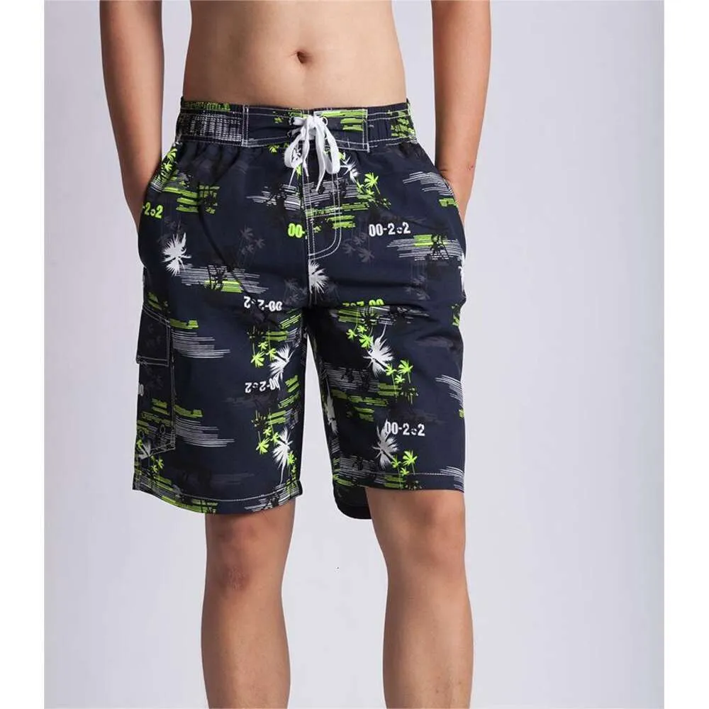 Zomer nieuwe herenstrandbroek Casual Capri Fashion bedrukte shorts