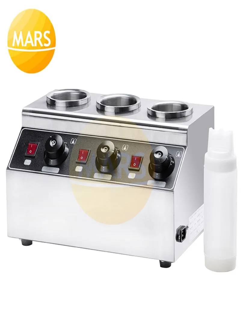 Bread Makers DropIn Heated Topping Dispenser Melter Commercial Electric Bottles Sauce Warmer Chocolate Cheese Jams Warming Machin9191478