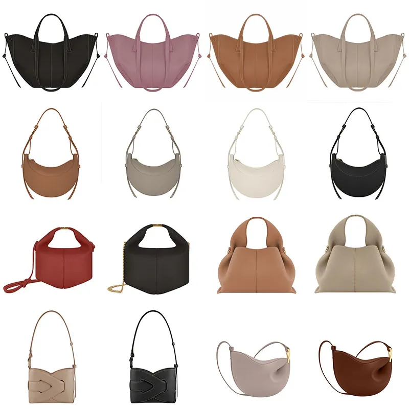 Numero dix Nine Neuf sac meia lua bolsa cyme tote Designer sacos Tonca Texturizado UN NANO Couro Cruz Corpo Mulheres Bolsa Sela Hobo Underarm Mini Bolsas de Ombro