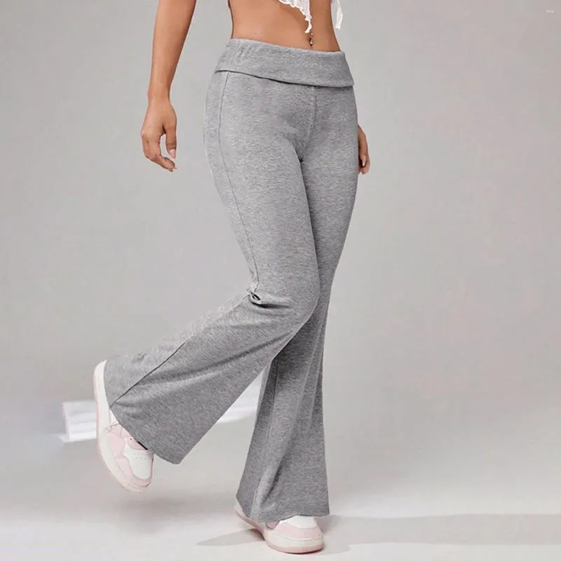 Pantaloni da donna Pantaloni larghi casual a vita alta Doppi pantaloni autunno e inverno alla moda coreano più velluto