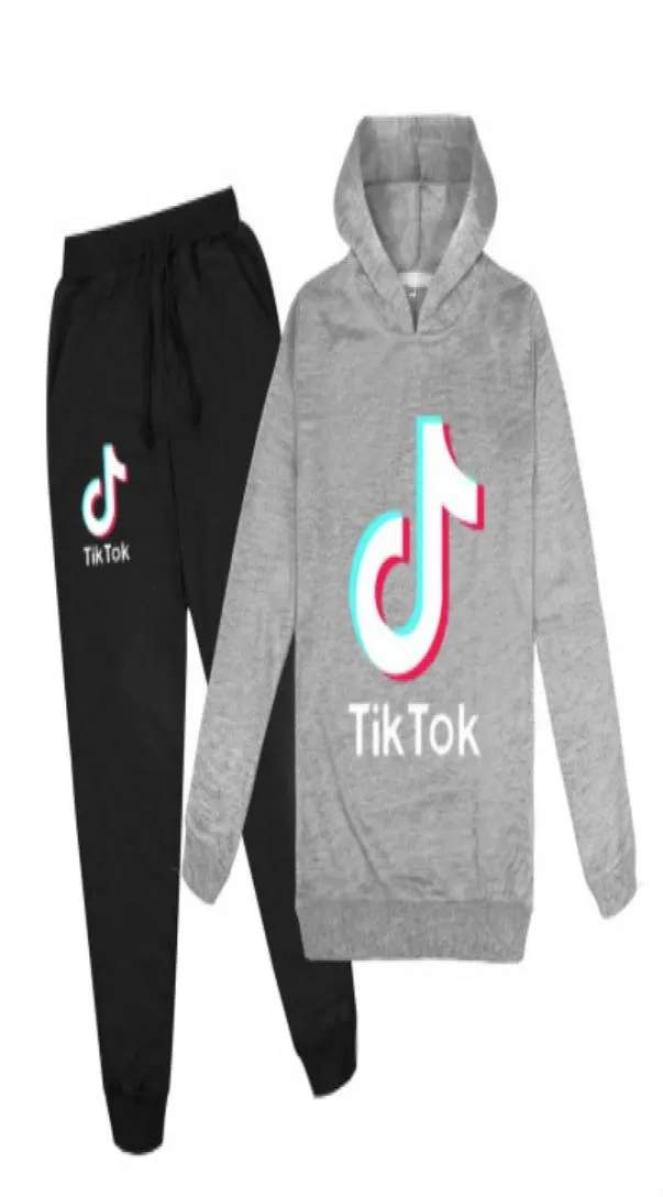 Kids Tracksuits TikTok Two Pieces Set Boys Girls Fashion TikTok Sweatshirts Hoodies Pants Suits Big Child Unisex Clothing 100175753785