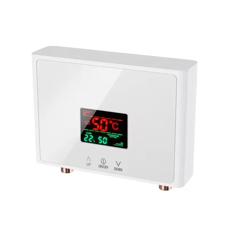 5500W Instant Electrictanklessless Wate R Habinage Hot Système de chauffe-eau instantanée pour salle de bain de cuisine avec télécommande