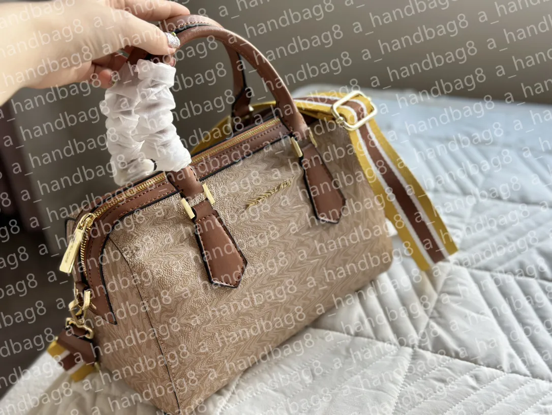 Designer-Luxus-Handtaschen, Geldbörsen, Damen-Handtasche aus echtem Leder, Umhängetasche, Kissentasche, klassischer Stil, braune Designer-Handtaschen