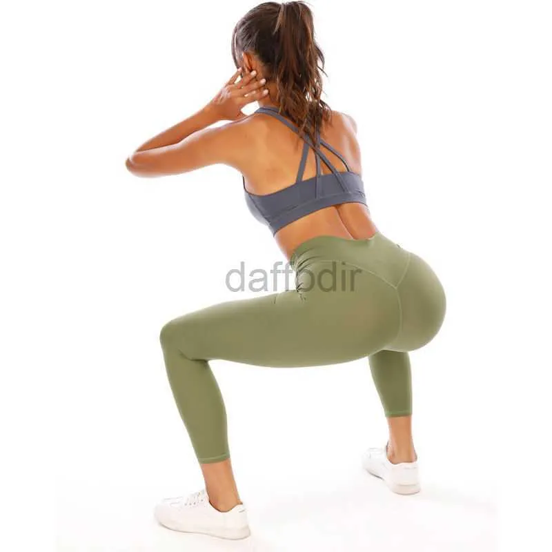 Active Pants Yoga Leggings Long Outfit Naked Feeling High midje Sport Fitness Workout Designer Gym Trousers Running Hot Sell Good 2438