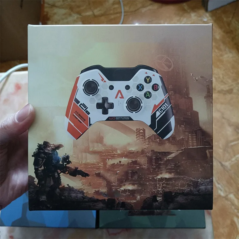 En Yeni Sınırlı Edition Kablosuz Denetleyiciler GamePad Prasine Thumb Joystick Gamepads, Xbox One Microsoft X-Box Konsolu/PC için Perakende Ambalajla Logo Var