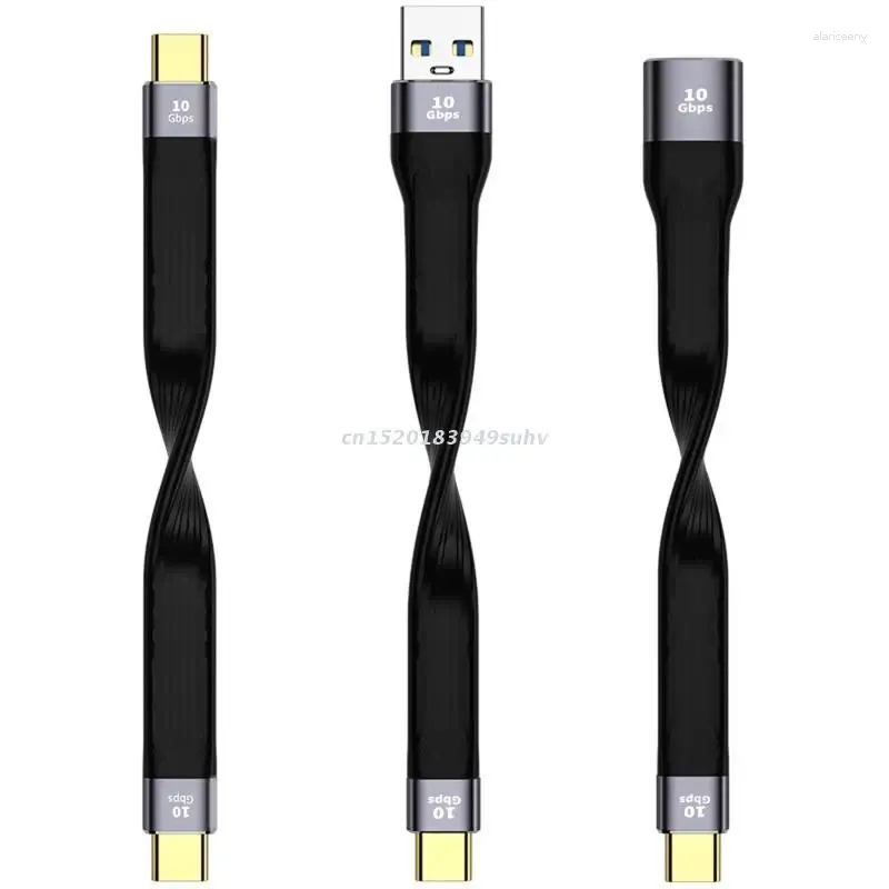 Typ C auf USB-Kabel, 132 mm, kurzes Schnellladen für Xiaomi Android Phone Sync Datenkabel-Adapter