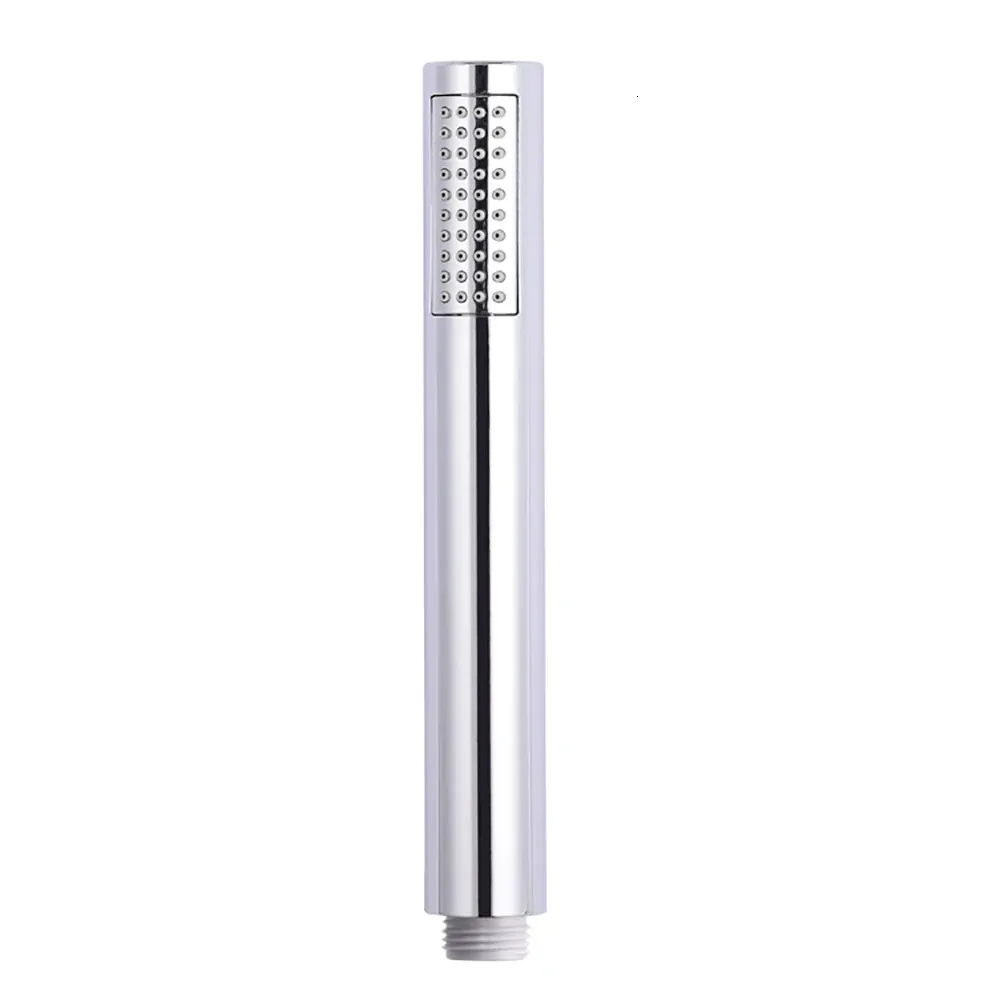 Form Abs Chrome Plated Slim Shower Head Badrum Tillbehör Bad Rain Rund handhållen duschhuvud 240228