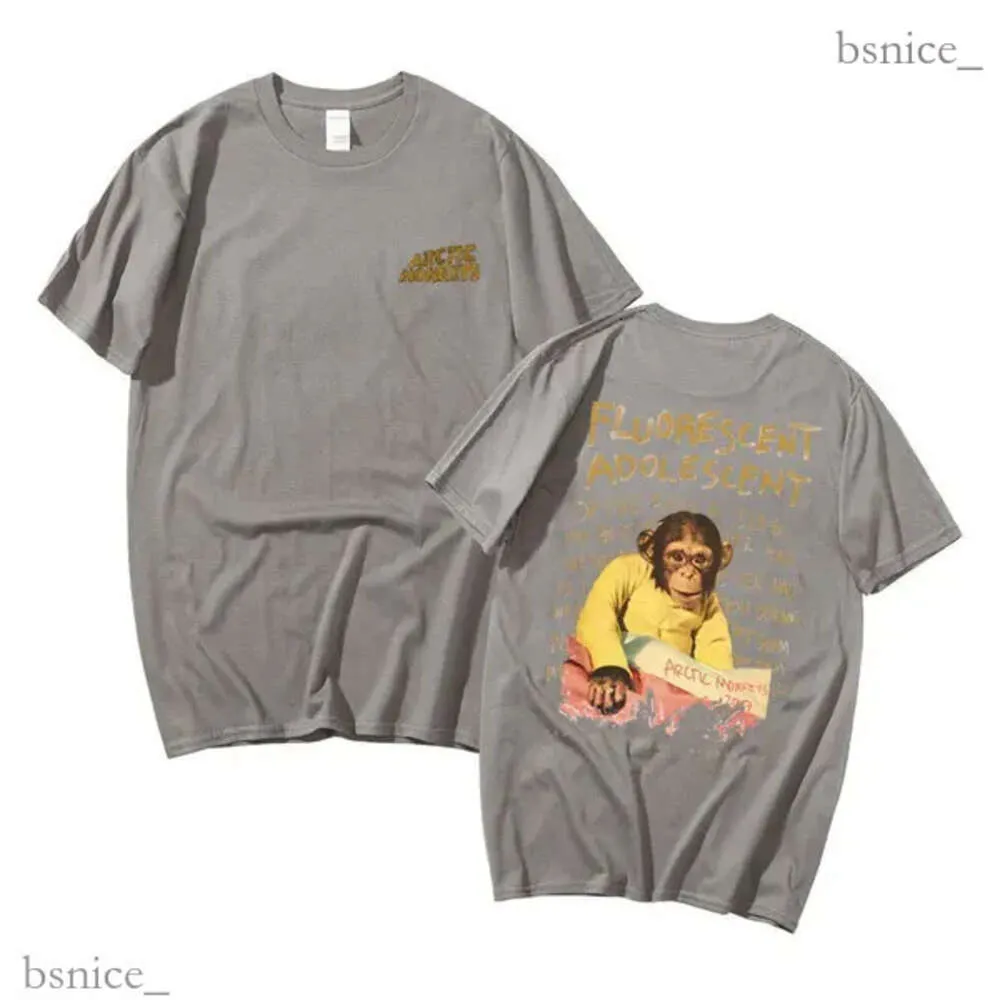 T-shirts voor heren Arctic Monkeys Fluorescent Adolescent Grafisch T-shirt Heren Dames Casual Oversized T-shirt met korte mouwen Heren Zwart Vintage overhemd 543