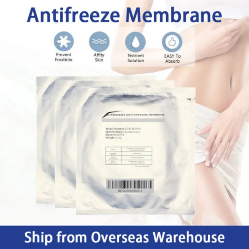 Membrane de Machine amincissante pour cryolipolyse, sous vide, Machine de congélation des graisses, Membrane antigel en cadeau