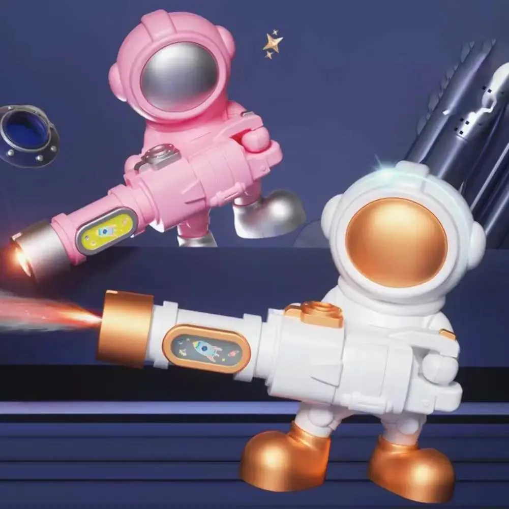 Pistola Giocattoli Giocattolo per bambini Creativo Flip a 360 gradi Buona tenuta A prova di perdite Intrattenimento squisito Astronauta multifunzionale Spray leggero Giocattolo BoyL2403