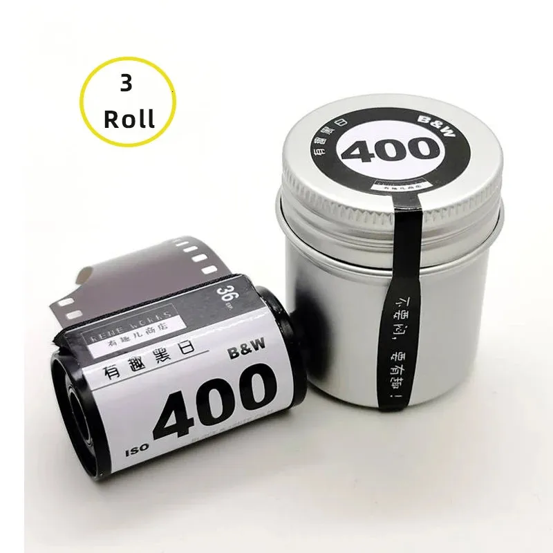 Interessante para filme preto e branco profissional em formato ISO 400 135 36 exposição por rolo 135 câmeras tolas de filme 240229
