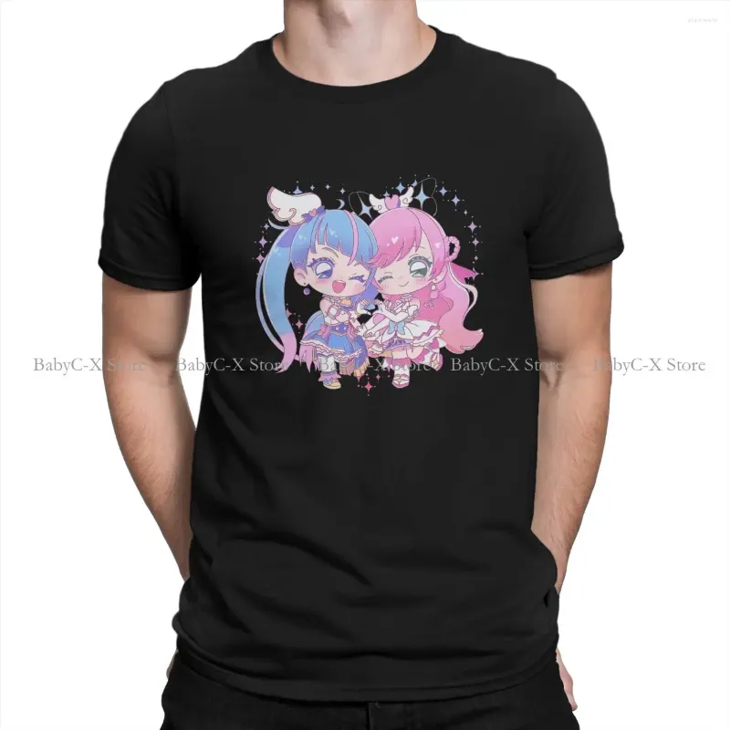 Herr t -skjortor hirogaaru himmel prism söt chibi stil polyester tshirt ganska bota precure anime bekväm kreativ presentidé skjorta