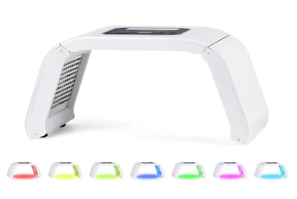 Verkopen 7 Kleur PDT LED Gezichtsmasker Lichttherapie Schoonheid machine Voor Gezicht Huidverjonging salon apparatuur7658003